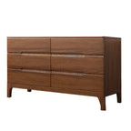 Commode contemporaine en bois laqué à 5 tiroirs