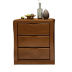 Commode double classique en bois d'hévéa à 9 tiroirs