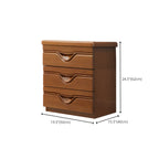 Commode double classique en bois d'hévéa à 9 tiroirs