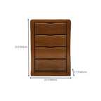 Commode double classique en bois d'hévéa à 9 tiroirs