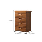 Commode double classique en bois d'hévéa à 9 tiroirs