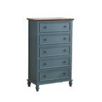 Commode élégante en bois blanc à 9 tiroirs pour chambre à coucher