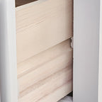 Commode élégante en bois blanc à 9 tiroirs pour chambre à coucher