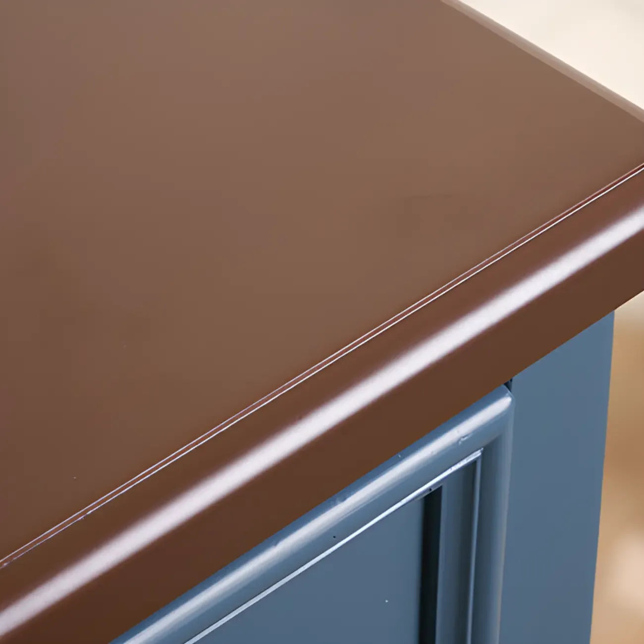 Commode élégante en bois blanc à 9 tiroirs pour chambre à coucher