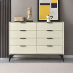 Console-commode grise industrielle avec double rangement