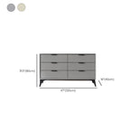 Console-commode grise industrielle avec double rangement