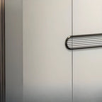 Armoire à chaussures en bois gris foncé pour couloir