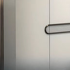 Armoire à chaussures en bois gris foncé pour couloir