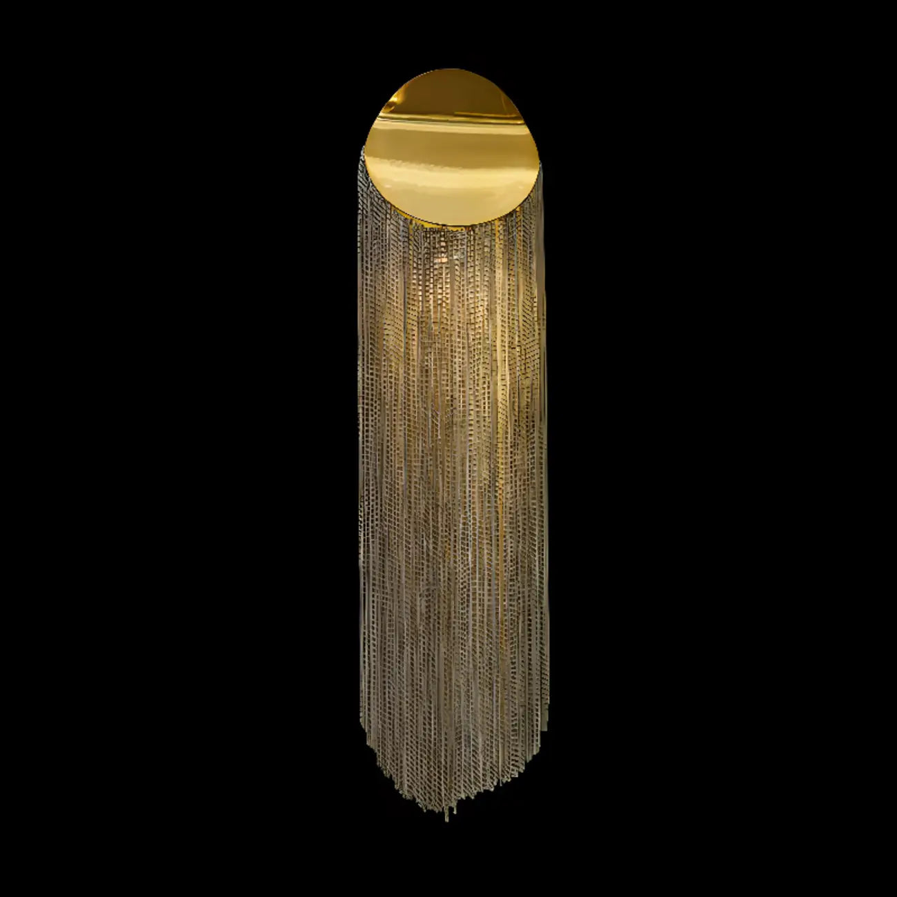 Applique murale de luxe en métal avec abat-jour en aluminium à lumière ambiante