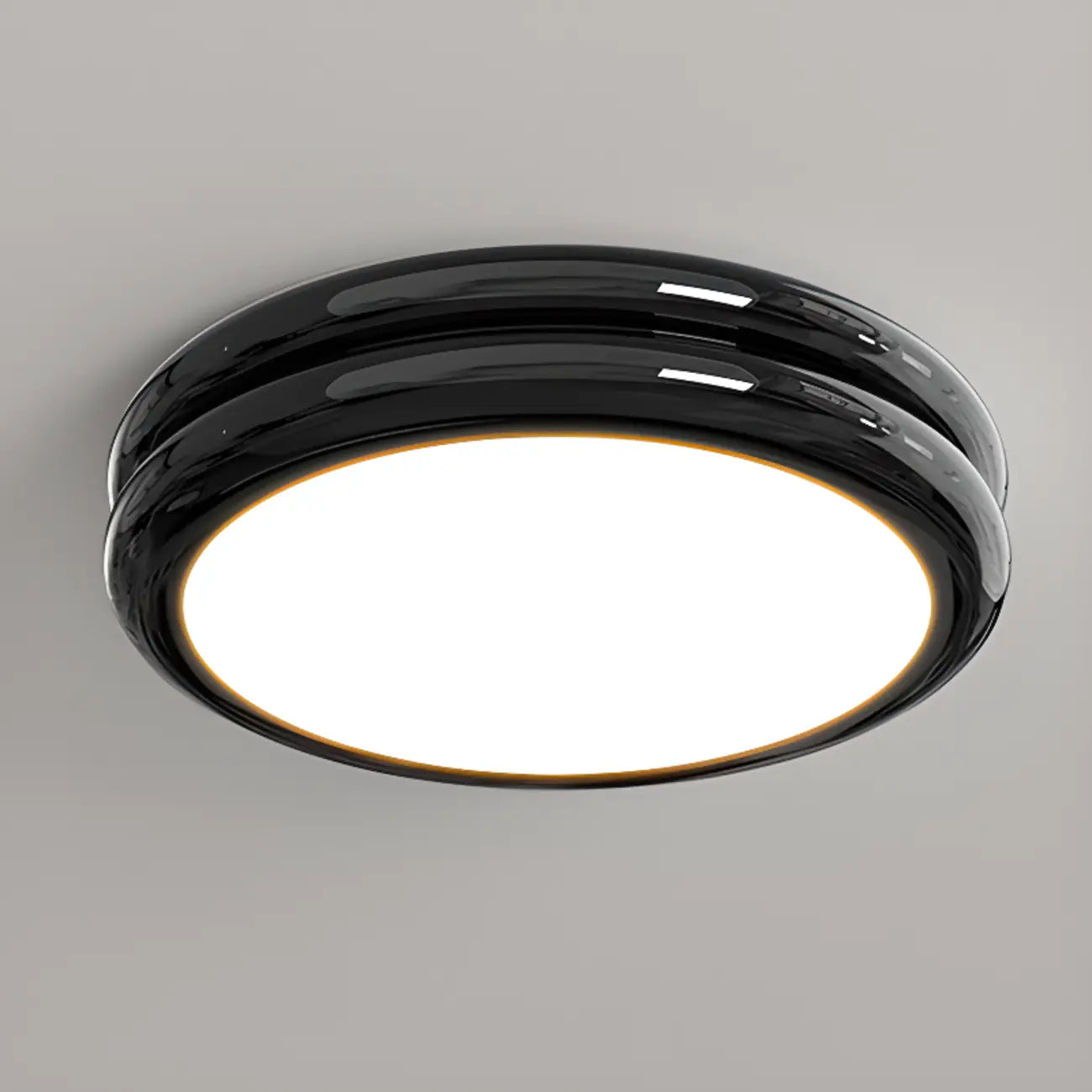 Plafonnier LED circulaire encastré à intensité variable pour salon