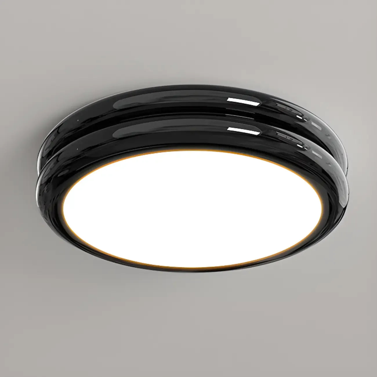Plafonnier LED circulaire encastré à intensité variable pour salon