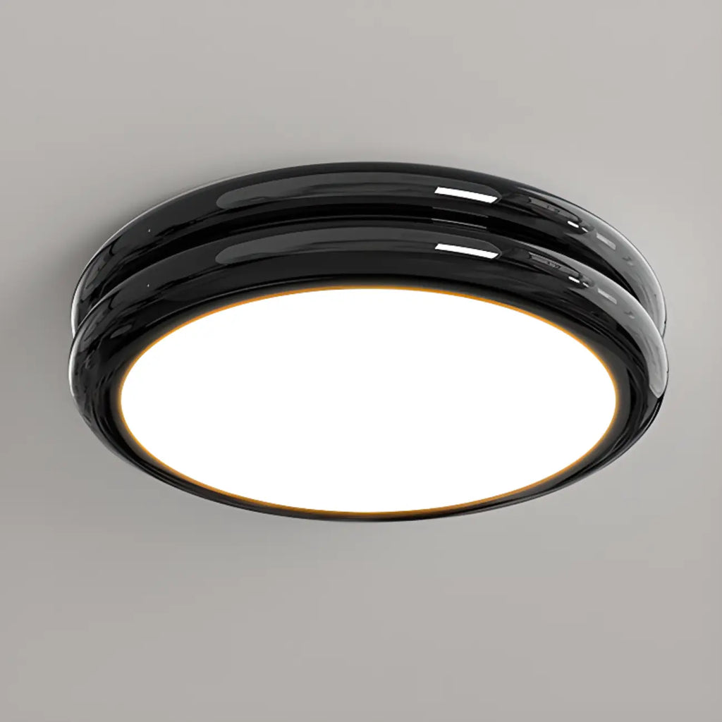 Plafonnier LED circulaire encastré à intensité variable pour salon