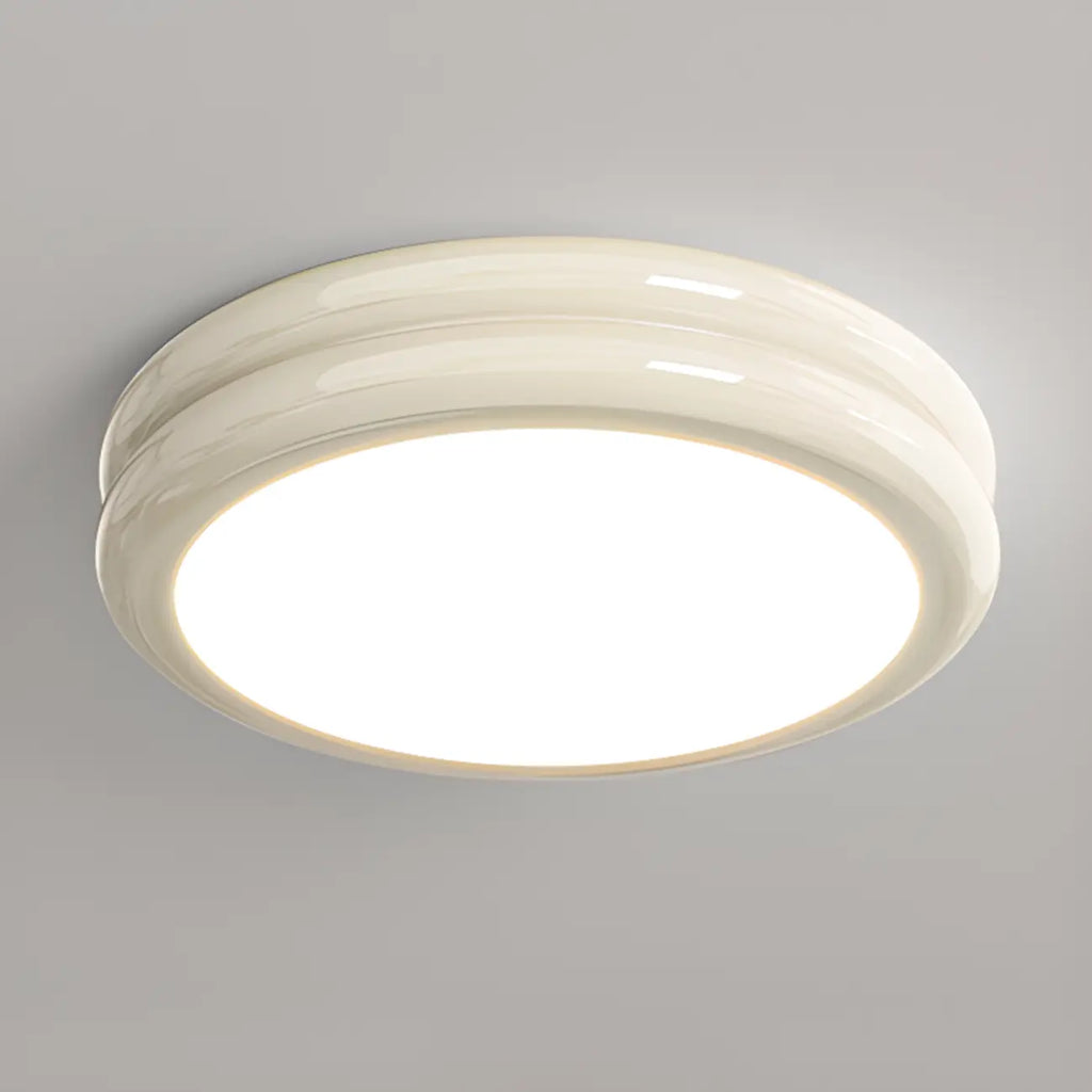 Plafonnier LED circulaire encastré à intensité variable pour salon