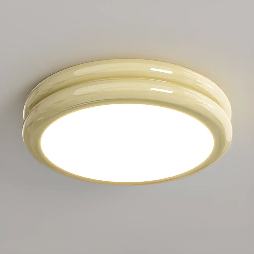 Plafonnier LED circulaire encastré à intensité variable pour salon