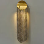 Applique murale de luxe en métal avec abat-jour en aluminium à lumière ambiante