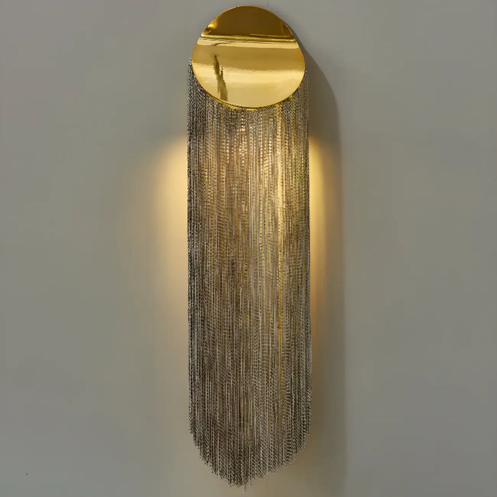 Applique murale de luxe en métal avec abat-jour en aluminium à lumière ambiante
