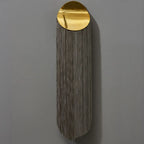 Applique murale de luxe en métal avec abat-jour en aluminium à lumière ambiante