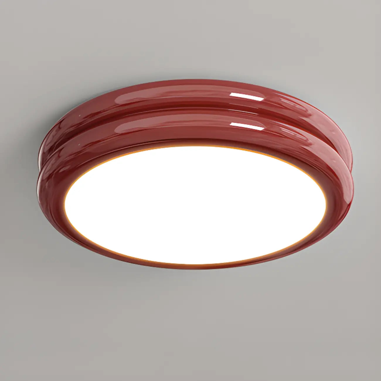 Plafonnier LED circulaire encastré à intensité variable pour salon