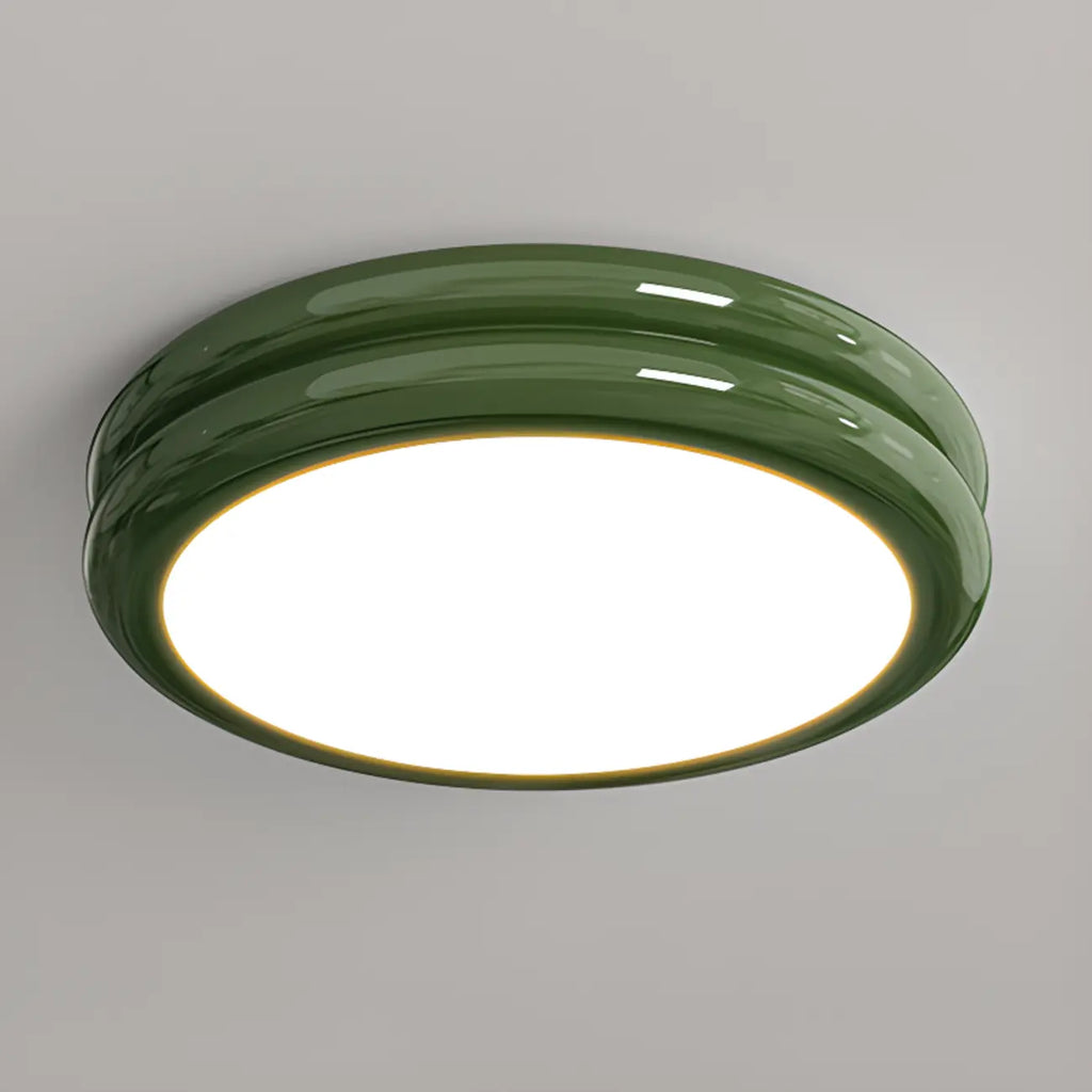 Plafonnier LED circulaire encastré à intensité variable pour salon