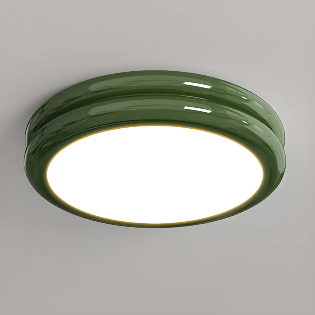 Plafonnier LED circulaire encastré à intensité variable pour salon