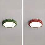 Plafonnier LED circulaire encastré à intensité variable pour salon