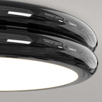 Plafonnier LED circulaire encastré à intensité variable pour salon