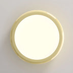 Plafonnier LED circulaire encastré à intensité variable pour salon