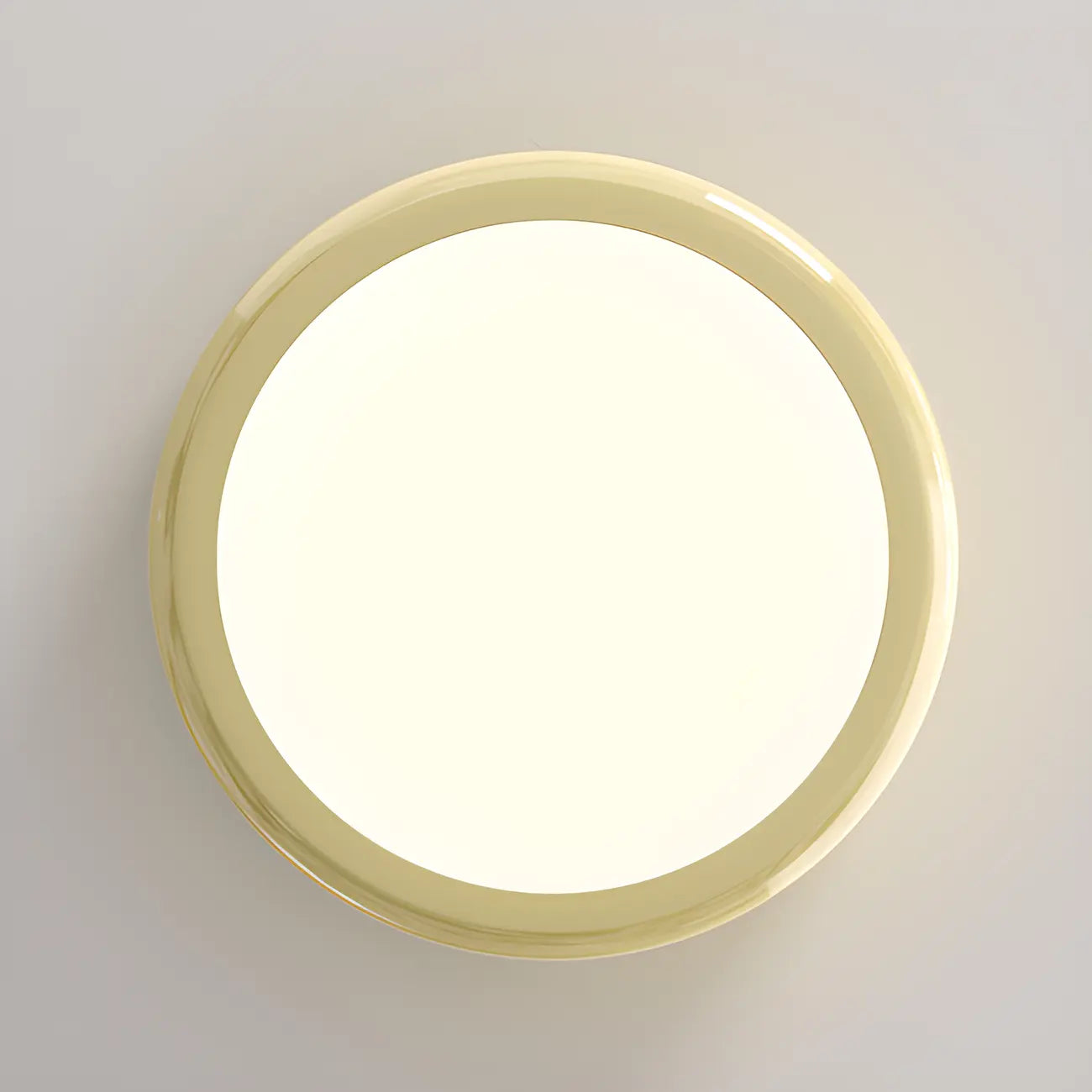 Plafonnier LED circulaire encastré à intensité variable pour salon