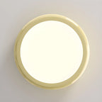 Plafonnier LED circulaire encastré à intensité variable pour salon
