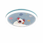 Plafonnier LED rose romantique pour la décoration de la chambre d'enfant