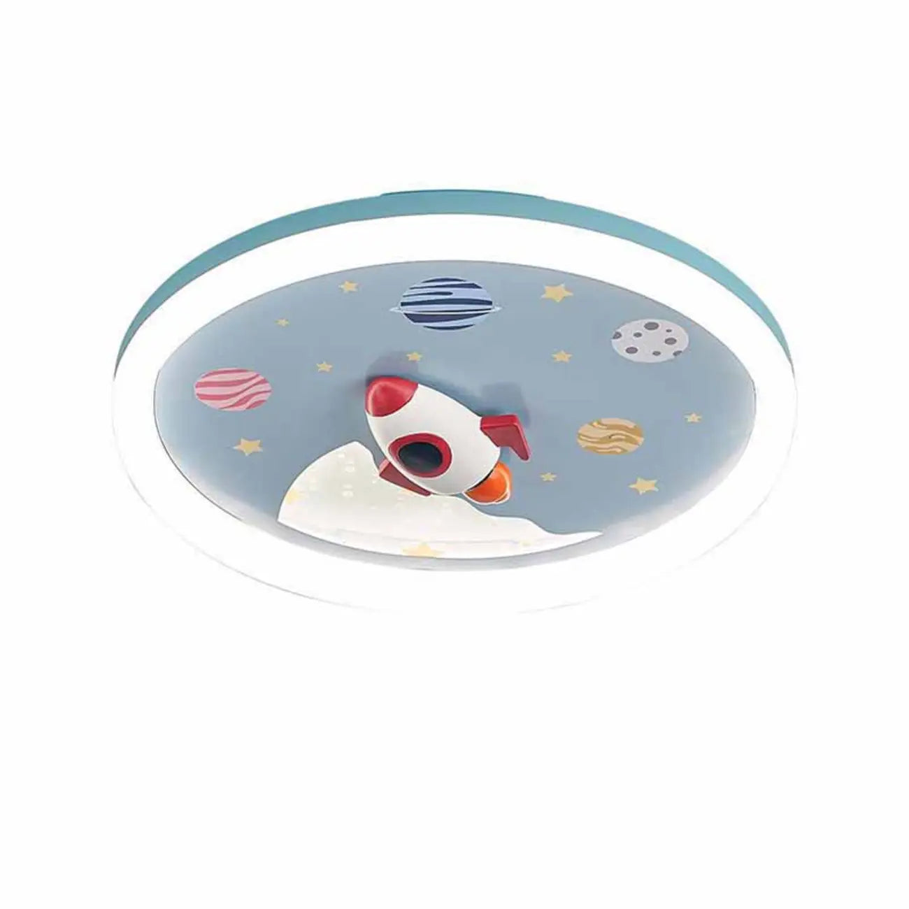 Plafonnier LED rose romantique pour la décoration de la chambre d'enfant