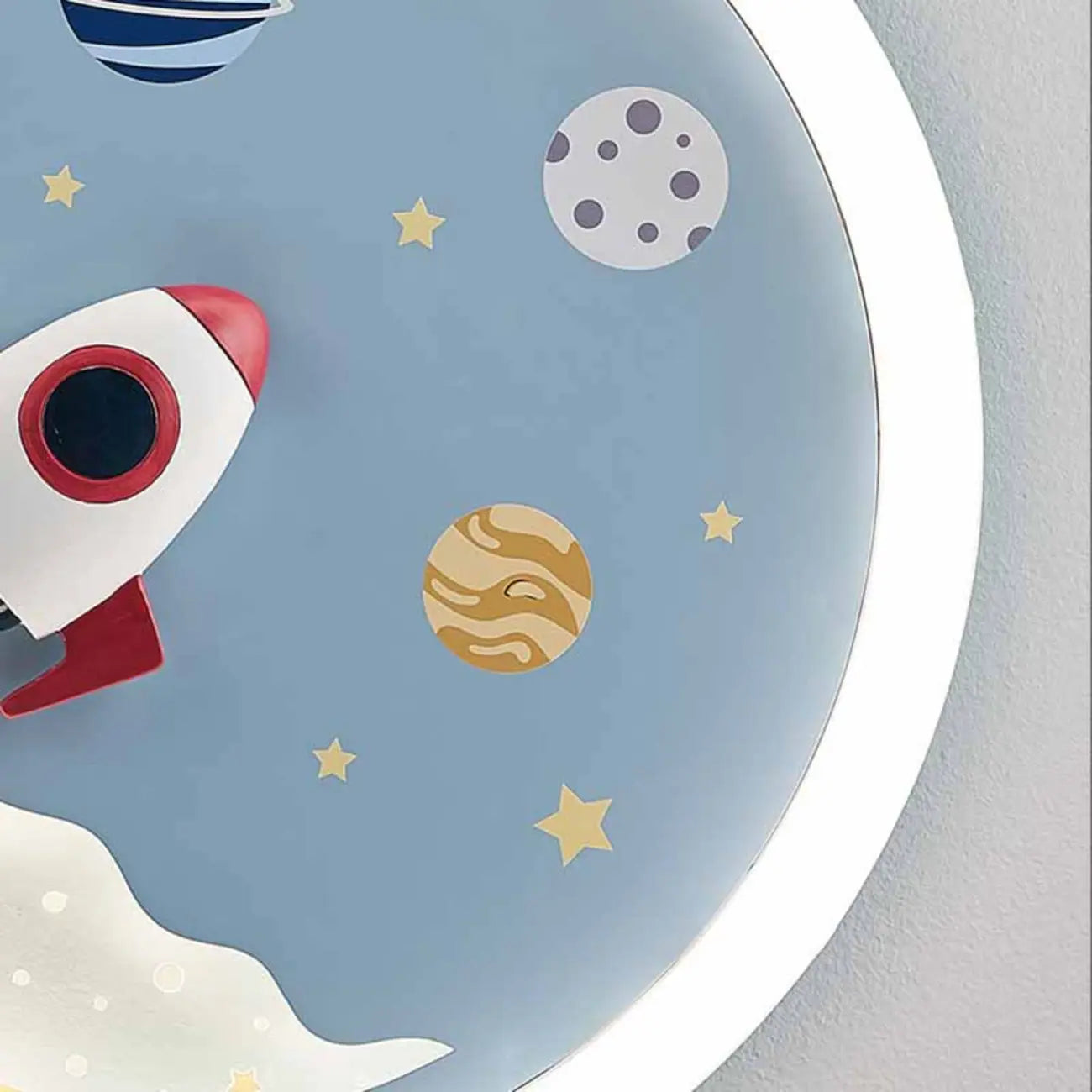 Plafonnier LED rose romantique pour la décoration de la chambre d'enfant