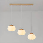 Suspension glamour en forme de citrouille avec suspension réglable