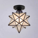 Plafonnier LED semi-encastré créatif en fer pour éclairage intérieur