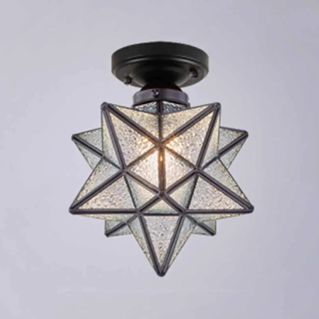 Plafonnier LED semi-encastré créatif en fer pour éclairage intérieur