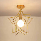 Plafonnier LED semi-encastré créatif en fer pour éclairage intérieur