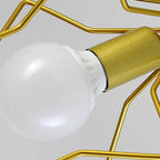 Plafonnier LED semi-encastré créatif en fer pour éclairage intérieur
