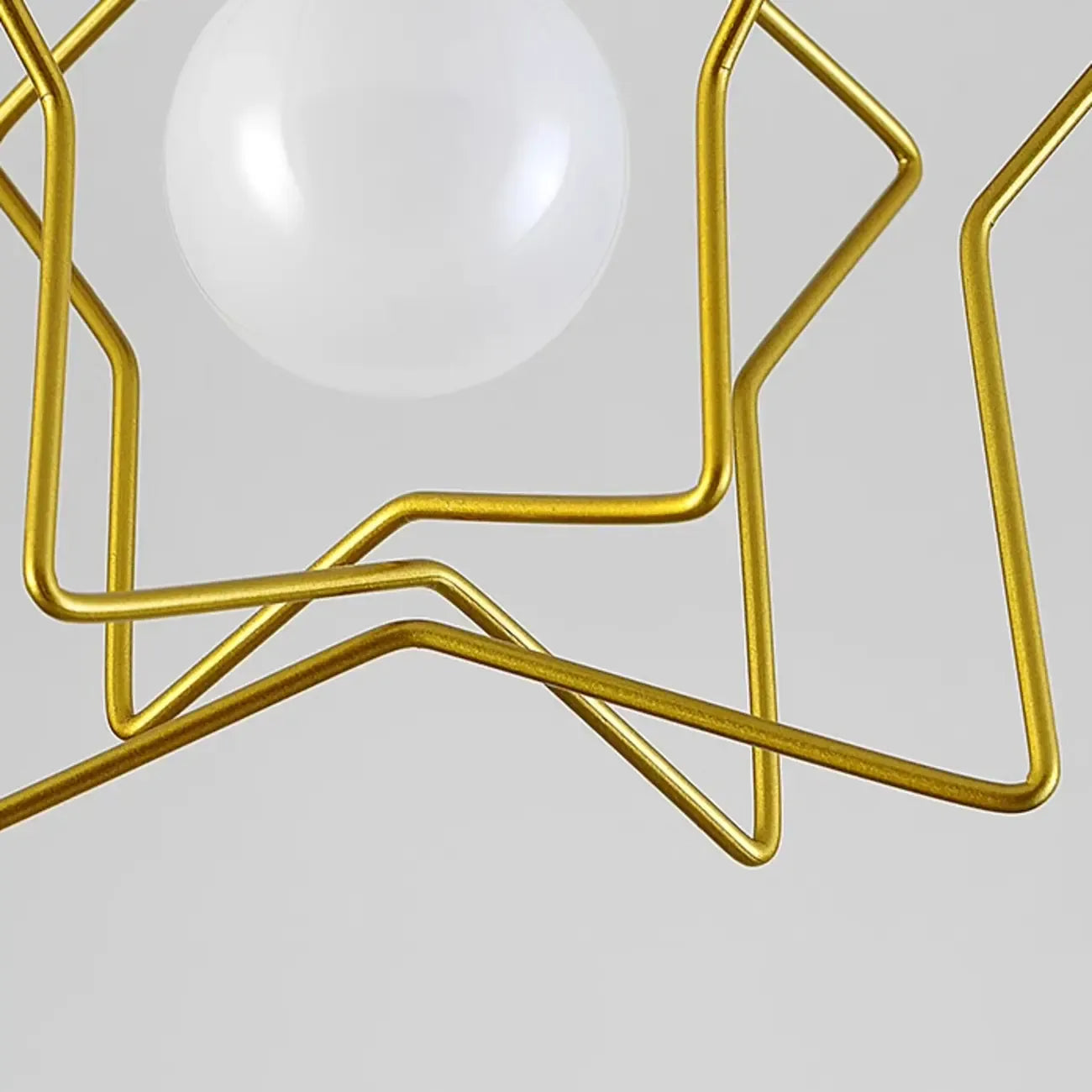 Plafonnier LED semi-encastré créatif en fer pour éclairage intérieur