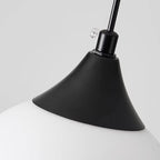 Suspension moderne à 3 lumières avec verre pour salle à manger