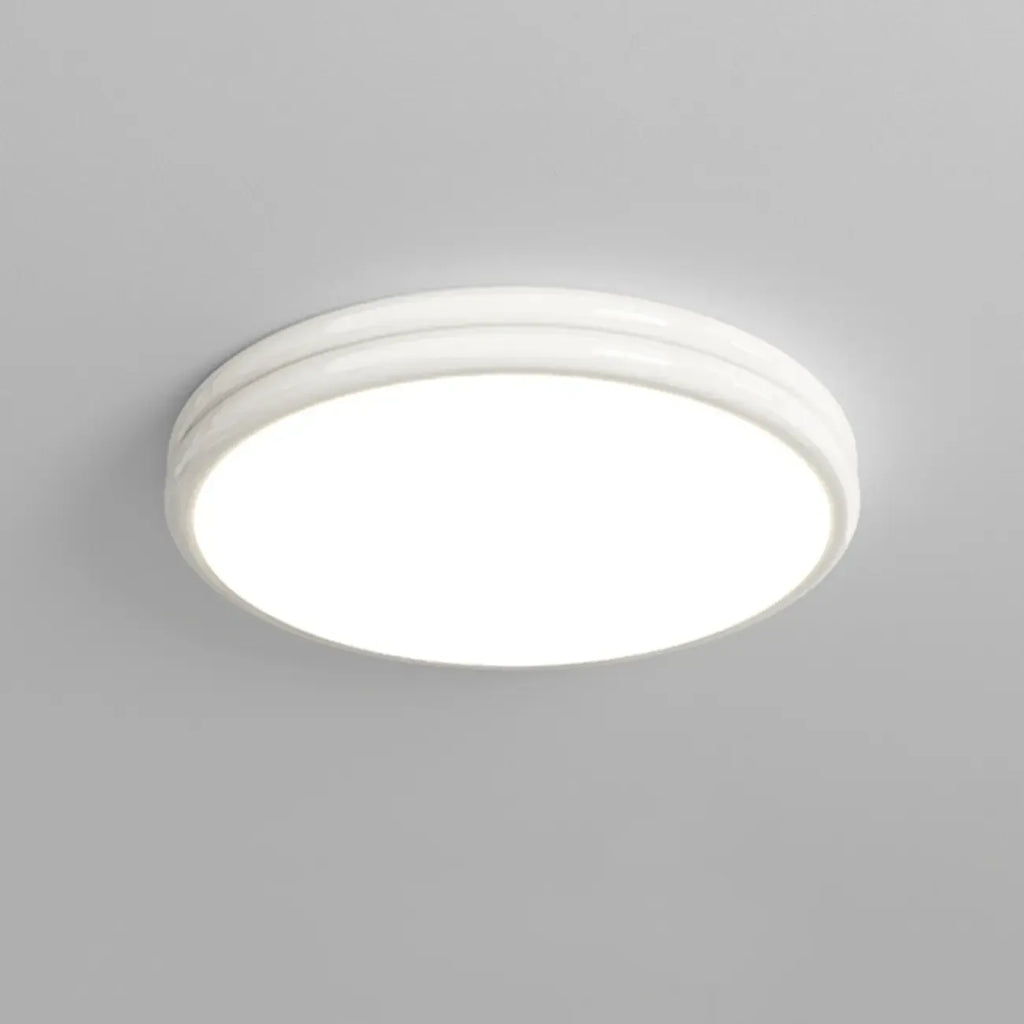 Plafonnier rond double couche encastré pour salon