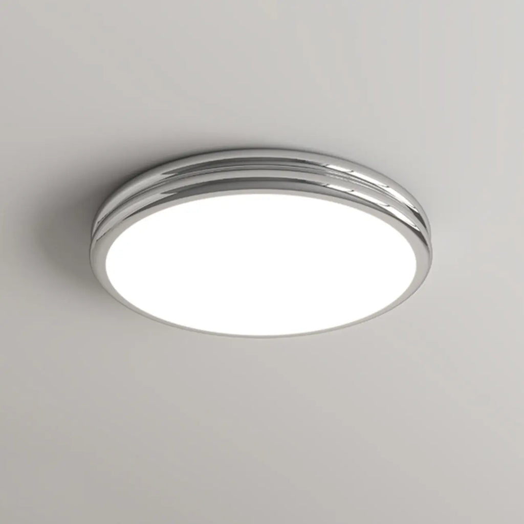Plafonnier rond double couche encastré pour salon