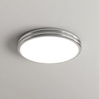 Plafonnier rond double couche encastré pour salon
