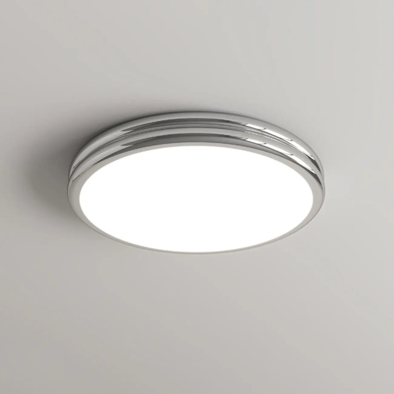 Plafonnier rond double couche encastré pour salon