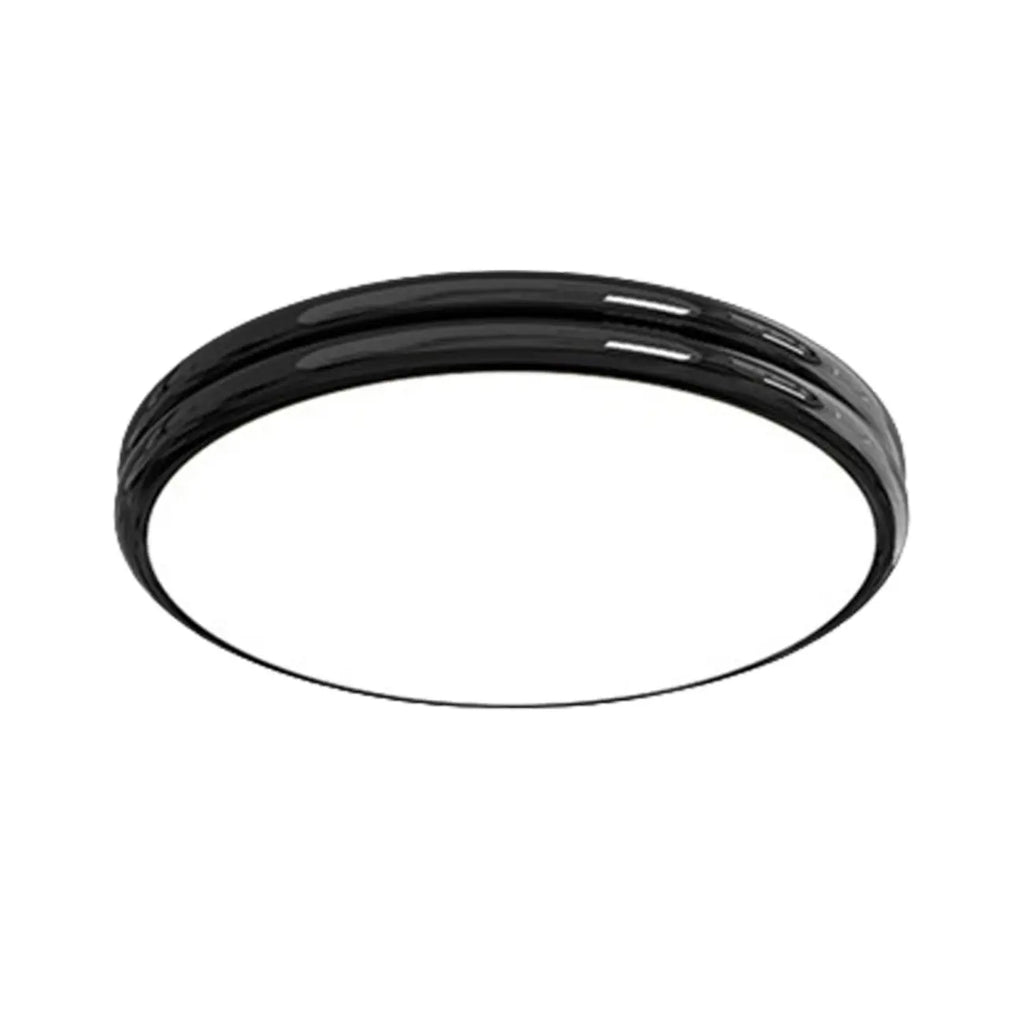 Plafonnier rond double couche encastré pour salon