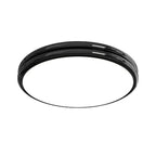Plafonnier rond double couche encastré pour salon