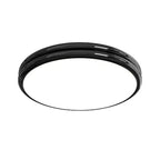 Plafonnier rond double couche encastré pour salon