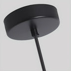 Lampada a Sospensione Industriale Arancione in Metallo per Sala da Pranzo