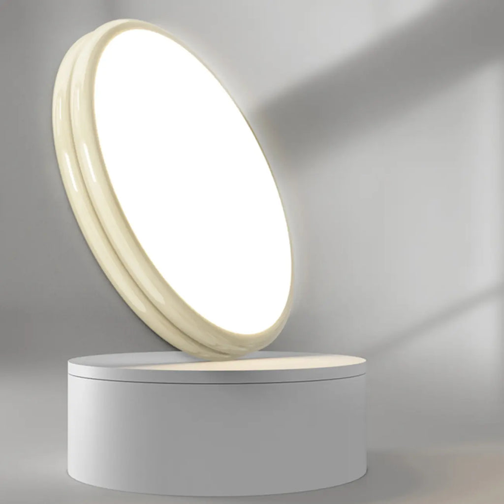 Plafonnier rond double couche encastré pour salon