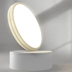 Plafonnier rond double couche encastré pour salon