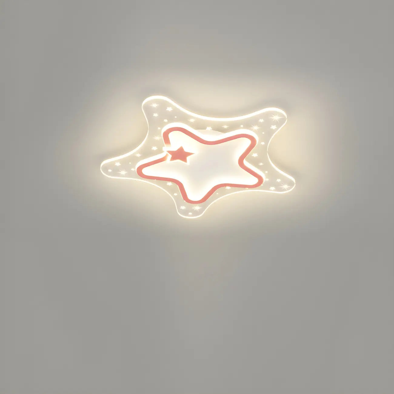 Plafonnier LED encastrable à intensité variable en forme d'étoile pour la décoration de la chambre d'enfant